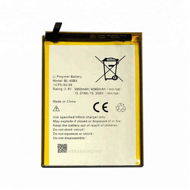 Replacement Battery for Infinix Note 2 X600 2018