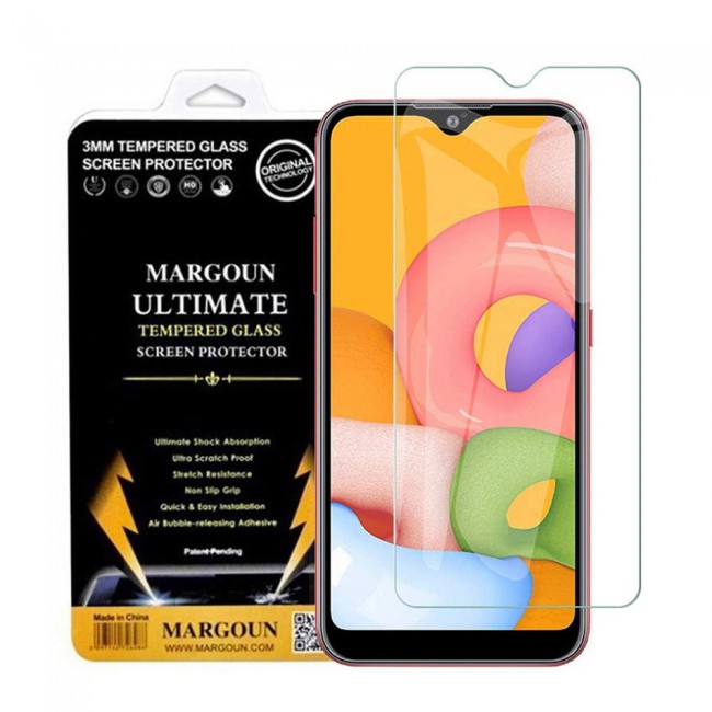 Samsung Galaxy A01 Tempered Glass Ultimate by Margoun - Clear
