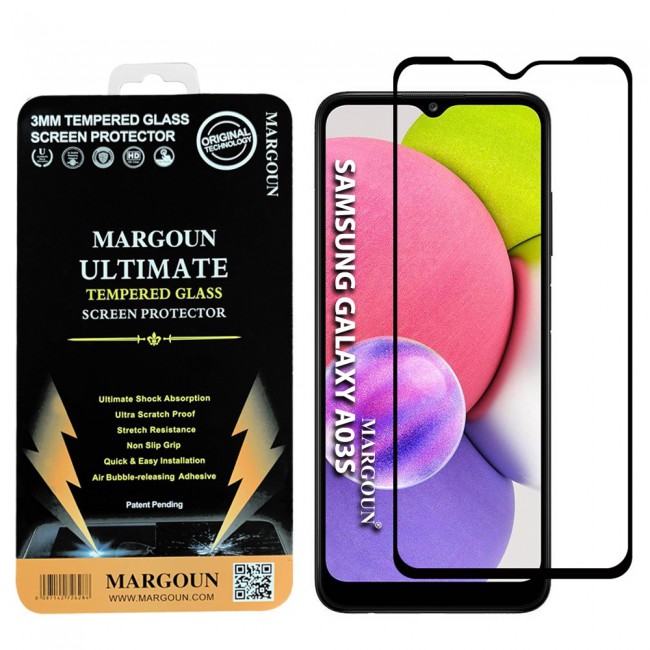 Samsung Galaxy A03s Glass 3D Tempered Screen Protector Ultimate by Margoun