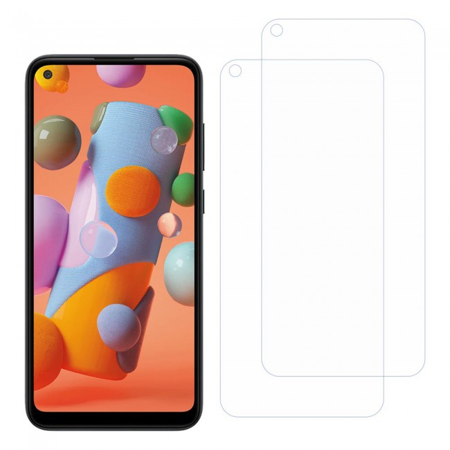 Samsung Galaxy A11 Tempered Glass 2Pack Max Shieldz Margoun - Clear