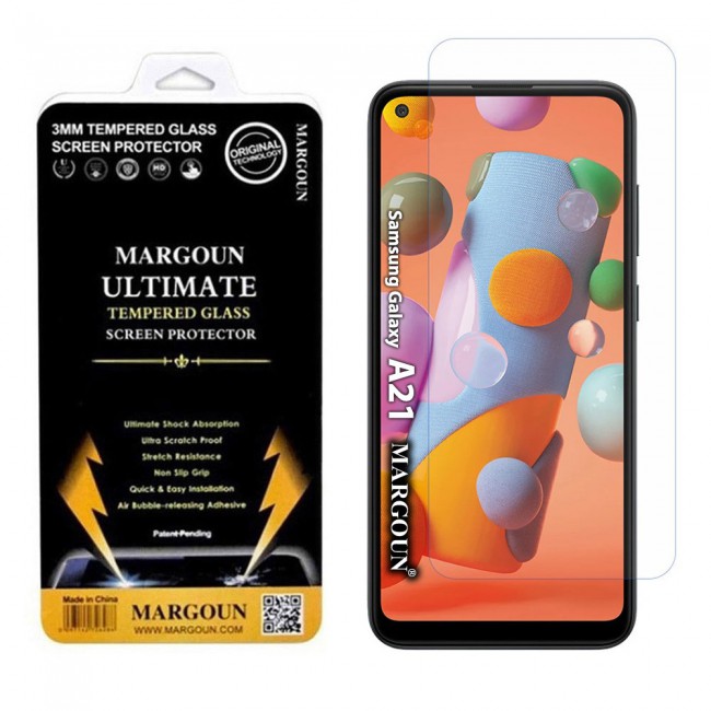 Samsung Galaxy A21 Tempered Glass Ultimate by Margoun - Clear