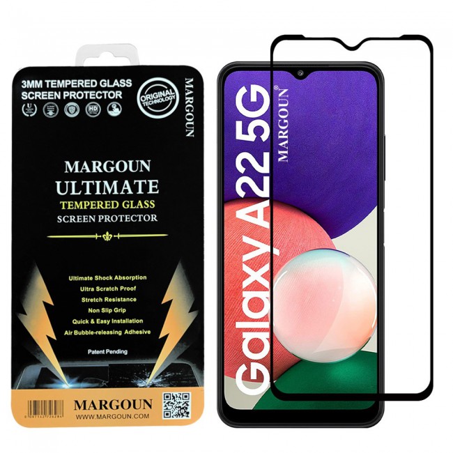 Samsung Galaxy A22 5G Glass 3D Tempered Screen Protector Ultimate by Margoun