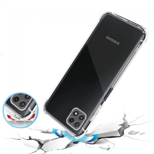 Samsung Galaxy A22 5G Clear Gorilla TPU Case Cover by Margoun