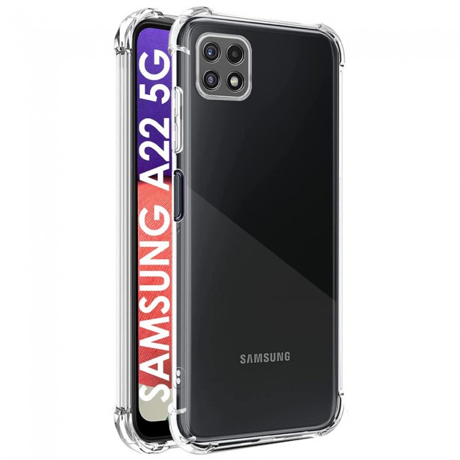 Samsung Galaxy A22 5G Clear Gorilla TPU Case Cover by Margoun