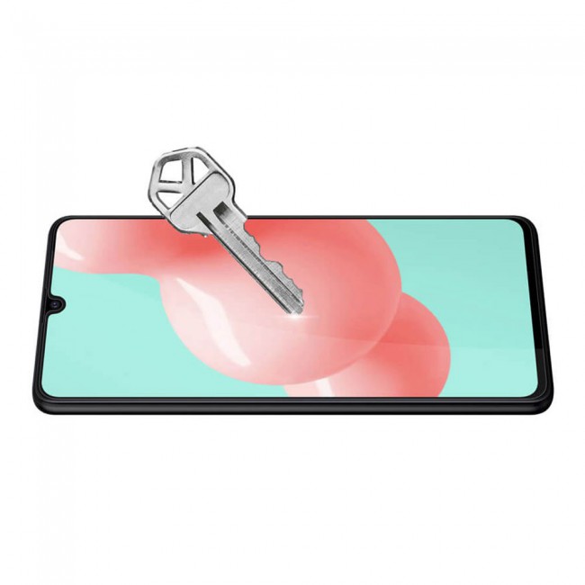 Samsung Galaxy A41 Tempered Glass 9D Grand Shieldz Margoun - Black Frame
