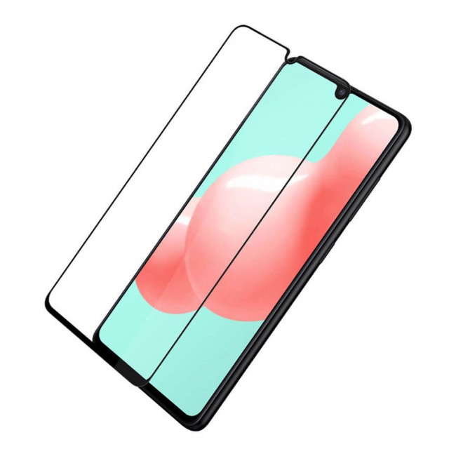 Samsung Galaxy A41 Tempered Glass 9D Ultimate Margoun - Black Frame