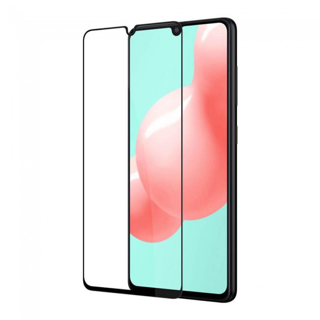Samsung Galaxy A41 Tempered Glass 9D Ultimate Margoun - Black Frame
