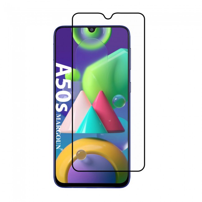 Samsung Galaxy A50s 9D Screen Protector Ultimate Margoun - Black Frame