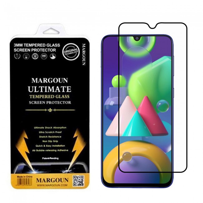 Samsung Galaxy A50s Tempered Glass 9D Ultimate Margoun - Black Frame