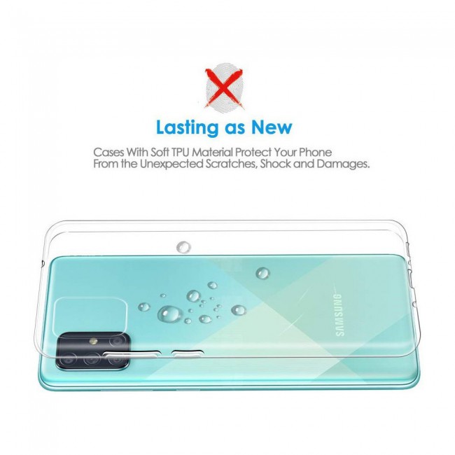 Samsung Galaxy A51 Clear Case Cover Margoun
