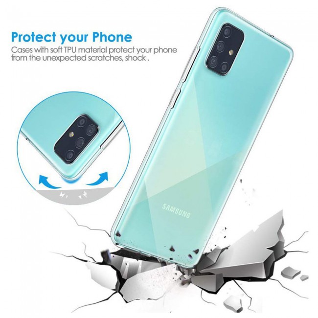 Samsung Galaxy A51 Clear Case Cover Margoun