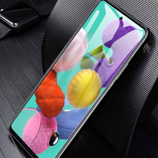 Samsung Galaxy A51 Tempered Glass 3D Ultimate Margoun - Black Frame