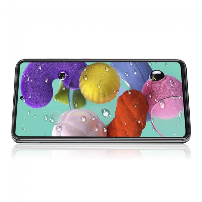 Samsung Galaxy A51 Tempered Glass 3D Ultimate Margoun - Black Frame