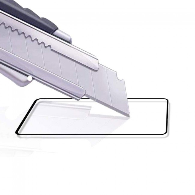 Samsung Galaxy A71 Tempered Glass 3D Grand Shieldz Margoun - Black Frame