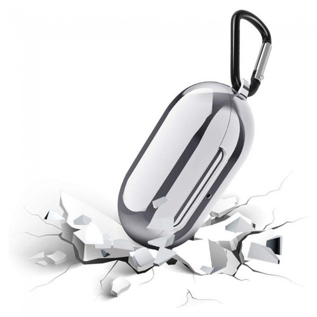 Electroplated TPU Case for Samsung Galaxy Buds– Silver