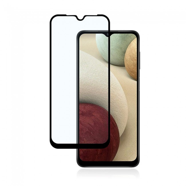 Samsung Galaxy M02 Tempered Glass 3D Ultimate Screen Protector by Margoun - Black Frame