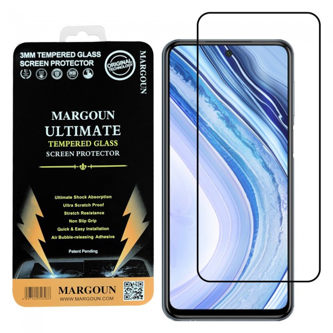 Samsung Galaxy M51 Glass 3D Tempered Screen Protector Ultimate by Margoun - Black Edge