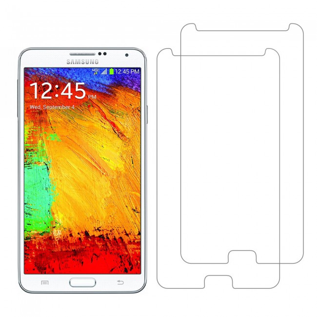 Samsung Galaxy Note 3 Screen Protector Glass Super Shieldz 2-Pack Margoun - Clear