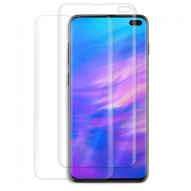 Samsung Galaxy S10 Plus Tempered Screen Protector Max Shieldz by Margoun 2-Pack - Clear