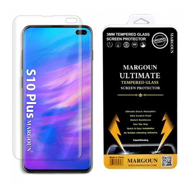 Samsung Galaxy S10 Plus Tempered Screen Protector Ultimate by Margoun - Clear