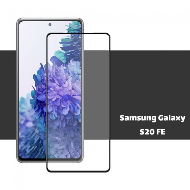 Samsung Galaxy S20 FE and S20 FE 5G 2-Pack 3D Screen Protector Super Shieldz by Margoun - Black Edge