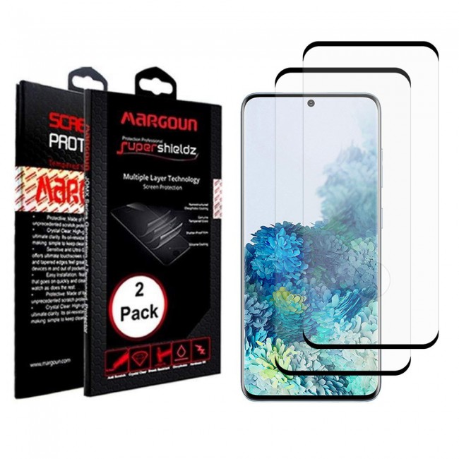 Samsung Galaxy S20 Screen Protector 2 Pack Super Shields by Margoun