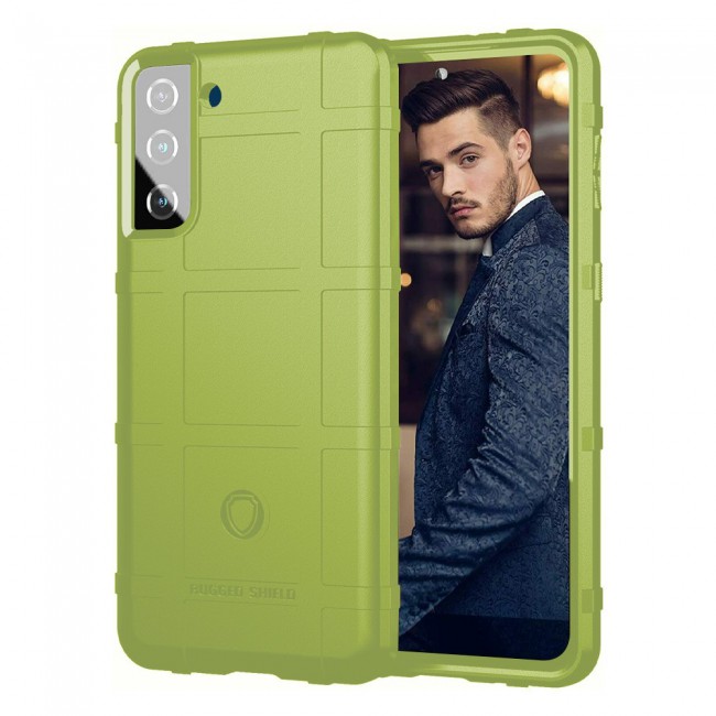 Samsung Galaxy S21 Rugged Shield Case By Margoun - Green
