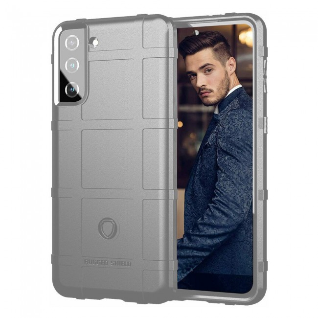 Samsung Galaxy S21 Rugged Shield Case By Margoun - Grey 