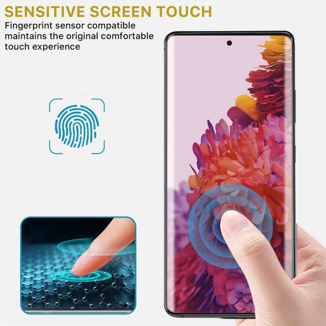 Samsung Galaxy S21 Ultra 5G Glass 3D Tempered Screen Protector Ultimate by Margoun - Black Edge