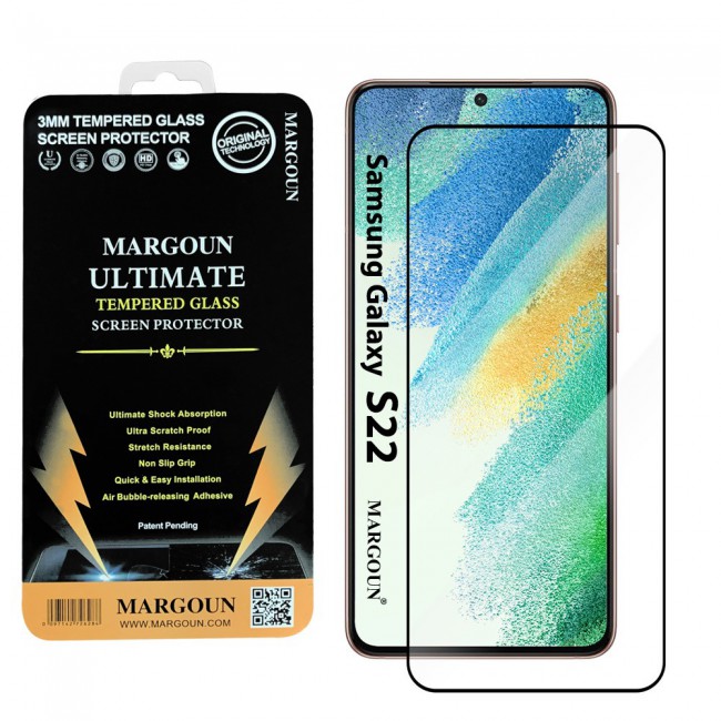 Samsung Galaxy S22 Glass 3D Tempered Screen Protector Ultimate by Margoun