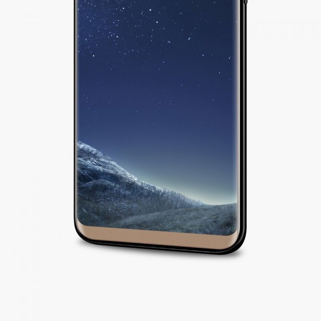 Samsung Galaxy S8 Plus Soft 3D Curved Screen Protector 2Pack Super Shieldz by Margoun - Gold