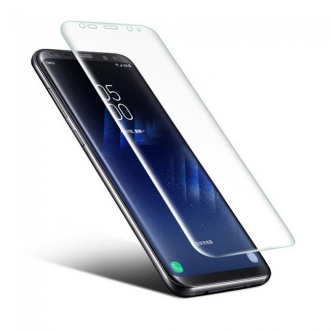 Samsung Galaxy S8 Plus Soft Curved Pet Screen Protector 2Pack Max Shieldz by Margoun - Clear