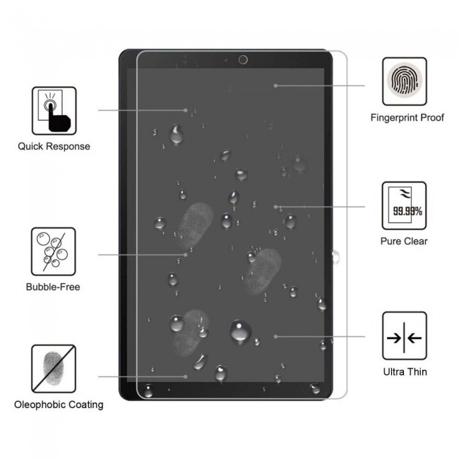 Samsung Galaxy Tab A 10.1 2019 SM-T510 SM-T515 Tempered Screen Protector - Clear