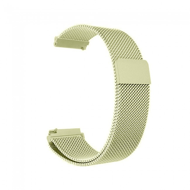 Samsung Galaxy Watch 4 Milanese 20mm Band 40-44mm Henlein Series by Margoun - Champagne Gold