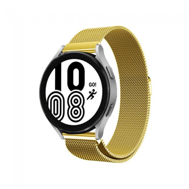 Samsung Galaxy Watch 4 20mm Milanese Band 40-44mm  Henlein Series by Margoun - Gold