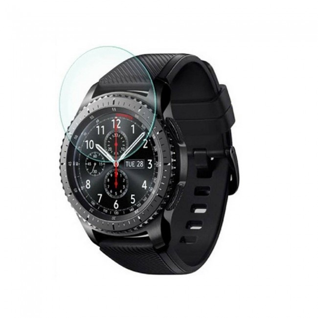 Samsung Gear S3 Frontier S3 Classic 2Pack Screen Protector and Black TPU Cover by Margoun