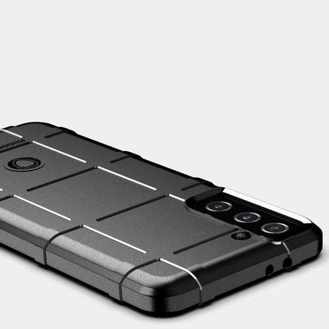 Samsung Galaxy S21 Rugged Shield Case By Margoun - Black 
