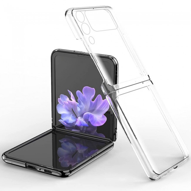 Samsung Z Flip 3 5G Clear TPU Soft Cover with Hard Edges Proguard Case by Margoun