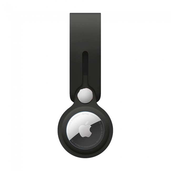 Margoun Silicone AirTag Loop for Apple AirTag – Black