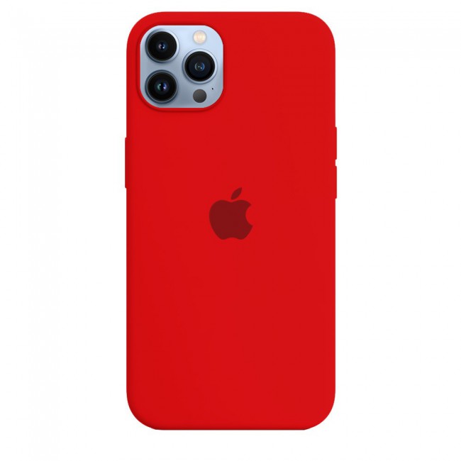 Margoun Silicone Case Cover for Apple iPhone 13 Pro Max - Red