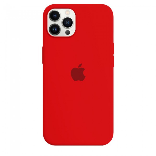 Margoun Silicone Case Cover for Apple iPhone 13 Pro Max - Red