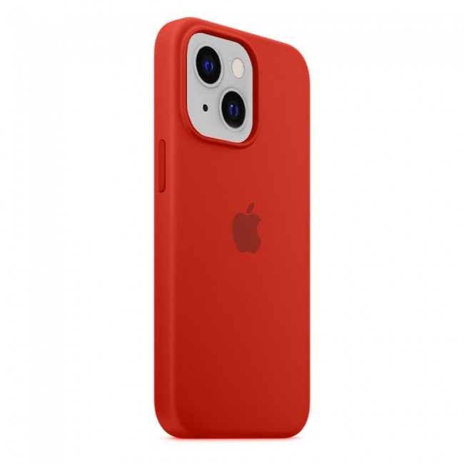 Margoun Silicone Case Cover for Apple iPhone 13 - Red