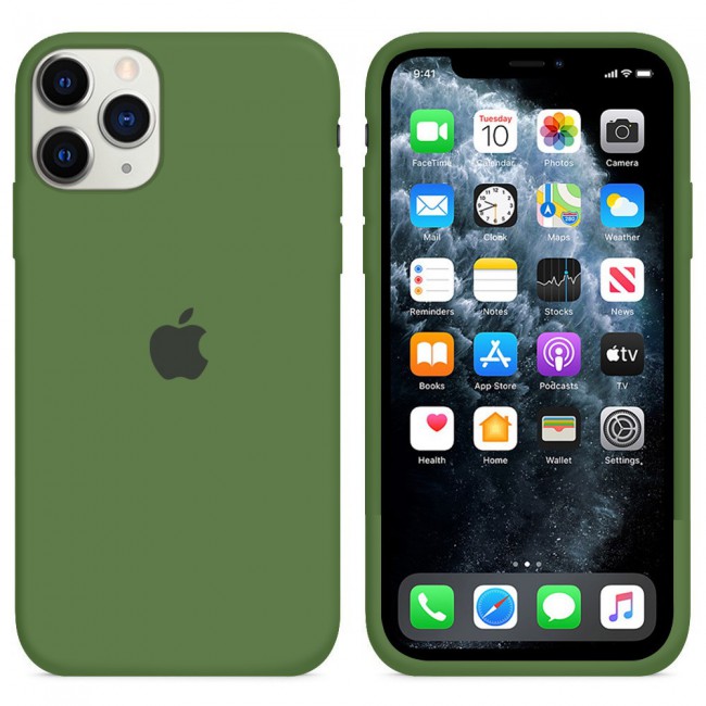 Margoun Silicone Case Cover for Apple iPhone 12 Pro Max - Green
