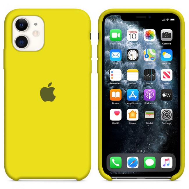 Margoun Silicone Case Cover for Apple iPhone 11 - Yellow