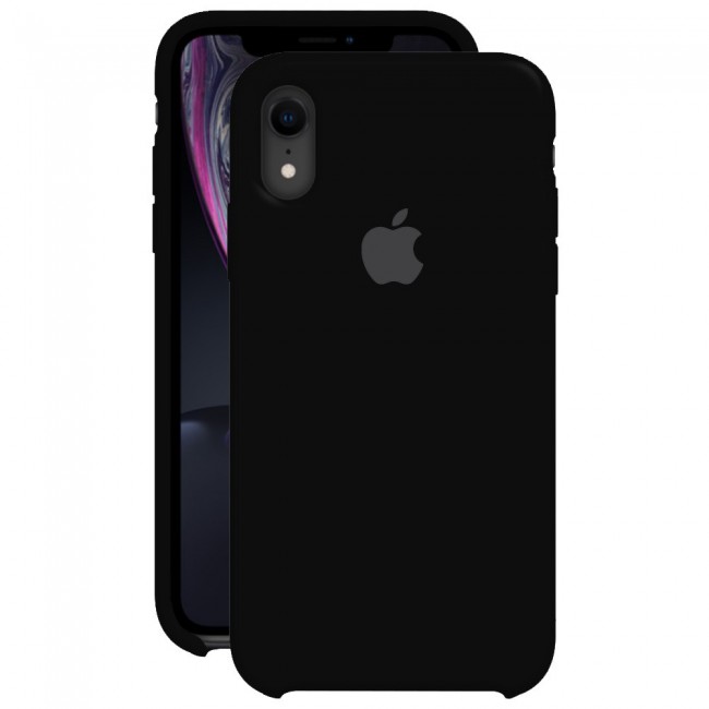 Silicone Protective Case Cover for Apple iPhone XR - Black