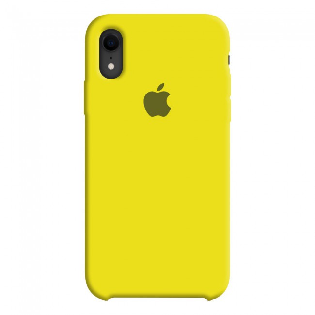 Silicone Protective Case Cover for Apple iPhone XR - Yellow