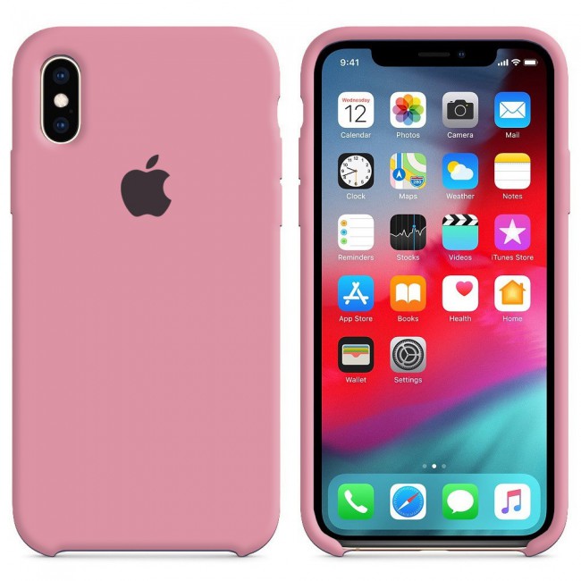 Silicone Protective Case Cover for Apple iPhone XS Max - Pink