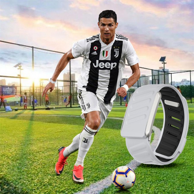 MARGOUN Silicone Sports Band Strap Compatible with Whoop 5.0 /MG,One, Peak &amp; Life Devices, ECG Compatiblity, for Men Women, Breathable Adjustable Waterproof Replacement Wristband - Light Grey