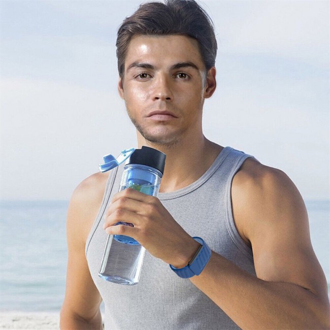MARGOUN Sport Band for Whoop 4.0, Breathable Adjustable Wristband, Water Proof, Replacement Strap, Soft, Comfort, Durability, Easy to Use - Blue