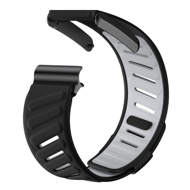 MARGOUN Silicone Sports Band Strap Compatible with Whoop 5.0 /MG,One, Peak &amp; Life Devices, ECG Compatiblity, for Men Women, Breathable Adjustable Waterproof Replacement Wristband - Black